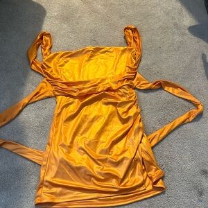 Toe open back Lucy in sky mini dress